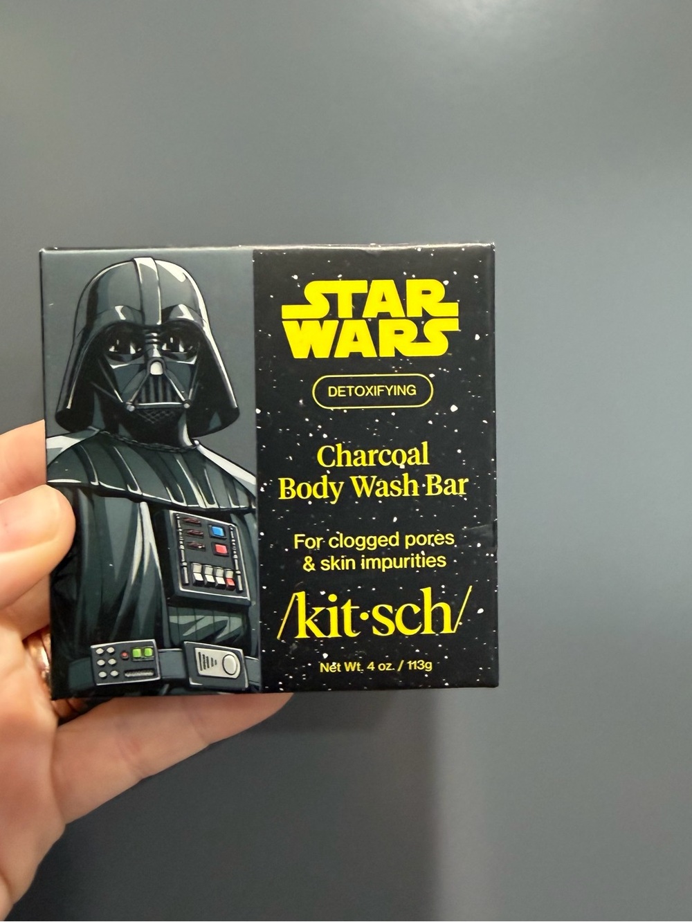 NWT Kitsch X Star Wars Charcoal Body Wash Bar